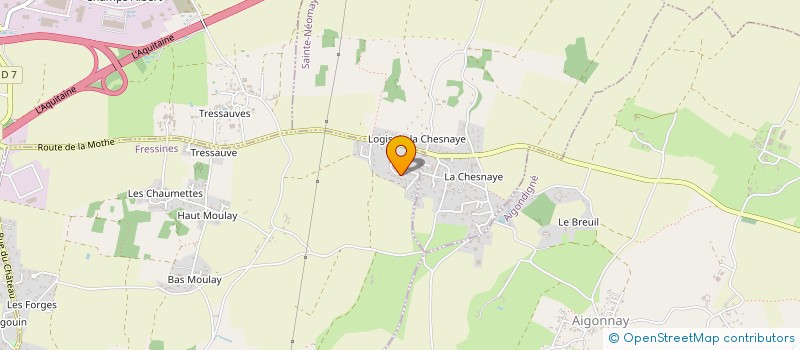 localisation de l'entreprise LA TWINCO  FRESSINES