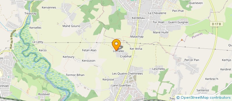 localisation de l'entreprise LA TY 4L  PLUNERET