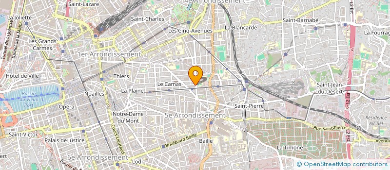 localisation de l'entreprise LA TYROLIENNE à MARSEILLE