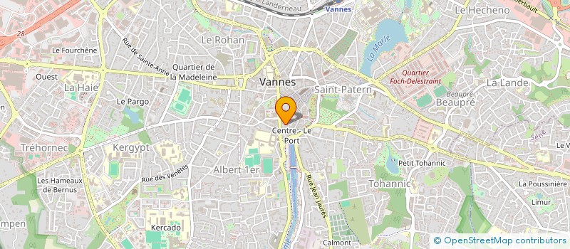 localisation de l'entreprise LA UNE à VANNES