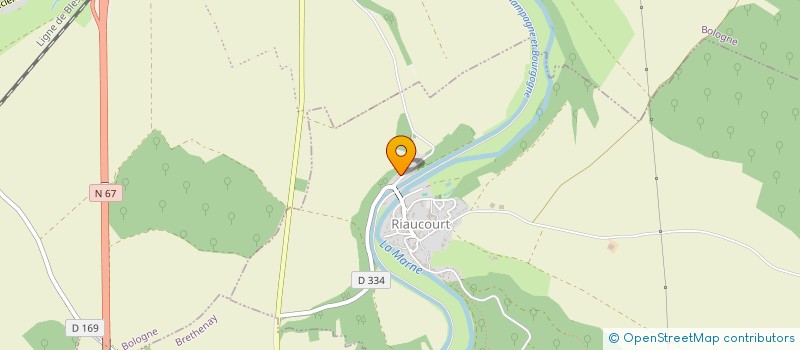 localisation de l'entreprise LA VACHE POURPRE à RIAUCOURT