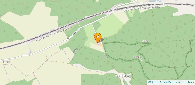 localisation de l'entreprise LA VACHE ROUGE  VILCEY-SUR-TREY