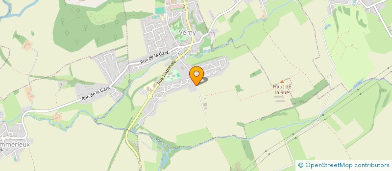 localisation de l'entreprise LA VACQUINIERE  VERNY