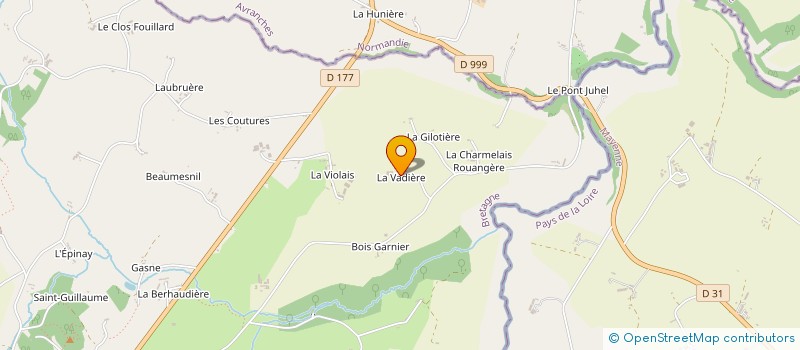 localisation de l'entreprise LA VADIERE à LOUVIGNE-DU-DESERT