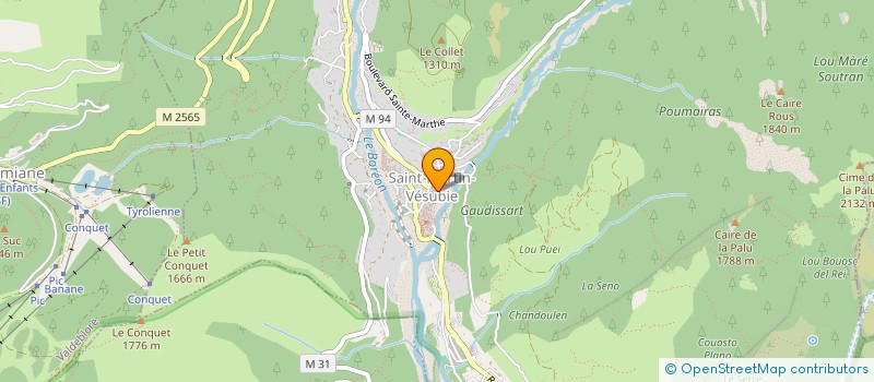 localisation de l'entreprise LA VAGABONDE  SAINT-MARTIN-VESUBIE