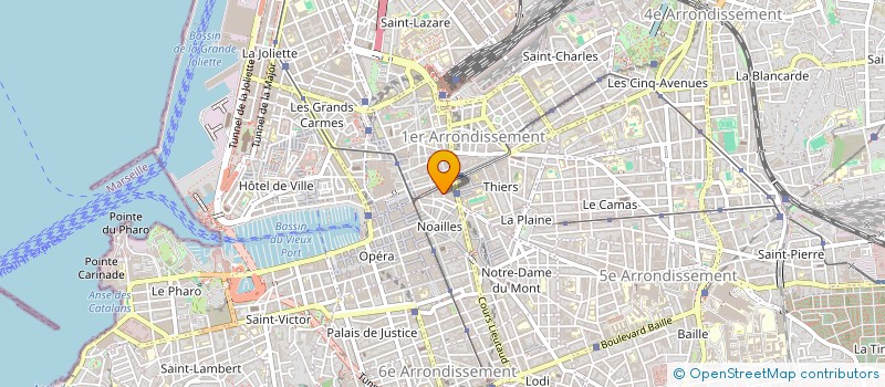 localisation de l'entreprise LA VAGUE à MARSEILLE