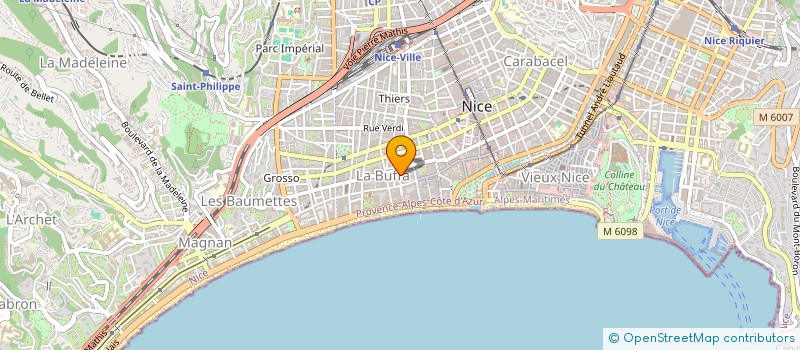 localisation de l'entreprise LA VAGUE  NICE