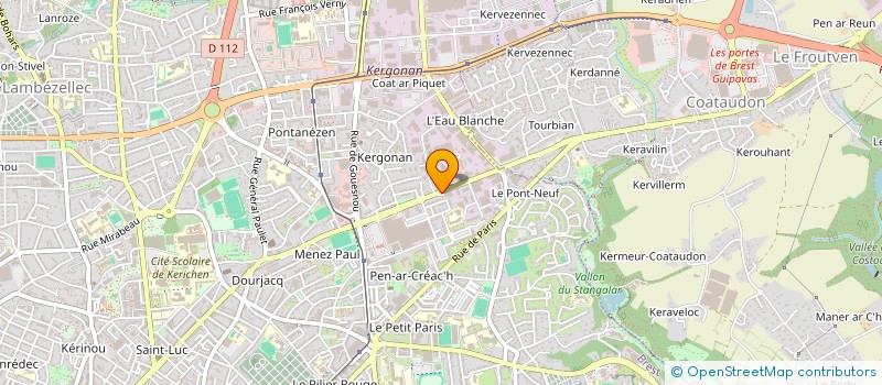 localisation de l'entreprise LA VAGUE BREIZH à BREST