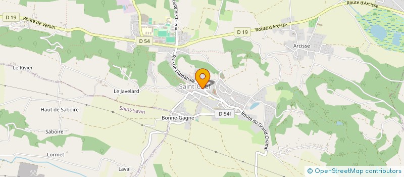 localisation de l'entreprise LA VAGUE DES CLASSES IMPAIRES DU VAL RUPEEN  SAINT-CHEF