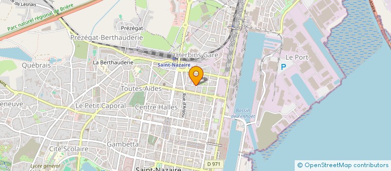 localisation de l'entreprise LA VAGUE ECOLO  SAINT-NAZAIRE