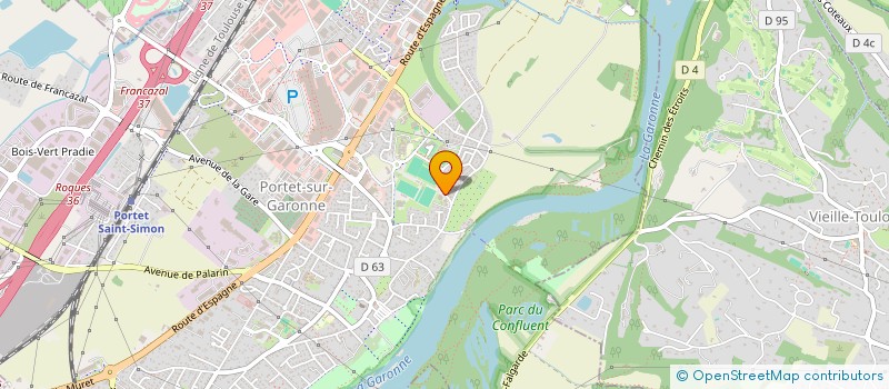 localisation de l'entreprise LA VAGUE PORTESIENNE  PORTET-SUR-GARONNE