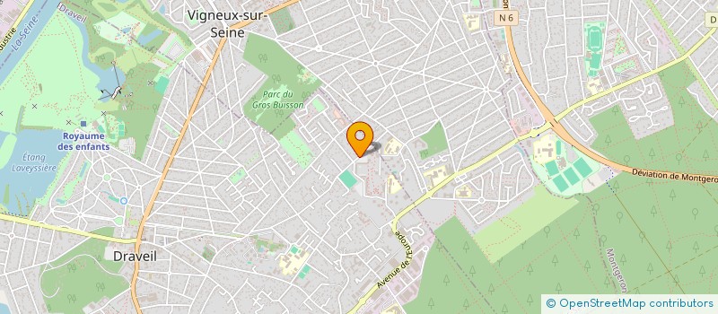 localisation de l'entreprise LA VAILLANTE DE DRAVEIL- SECTION MAJORETTES à DRAVEIL