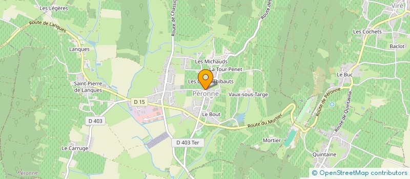 localisation de l'entreprise LA VAILLANTE DE PERONNE  PERONNE