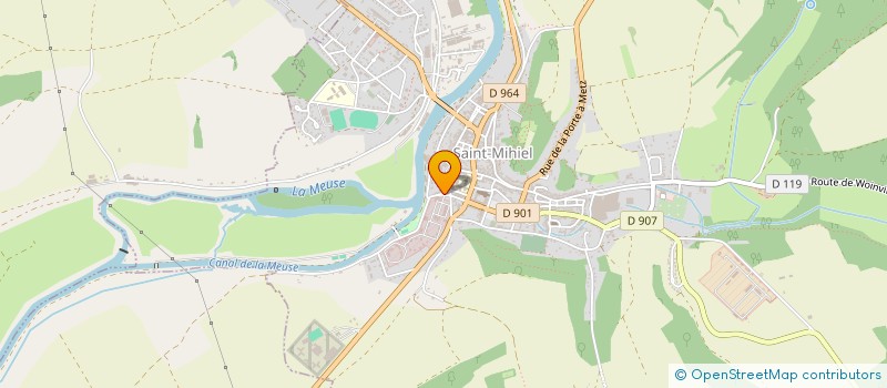 localisation de l'entreprise LA VAILLANTE DE SAMPIGNY à SAMPIGNY