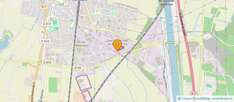 localisation de l'entreprise LA VAISSELLE D'EUGENIE à PIERRELATTE