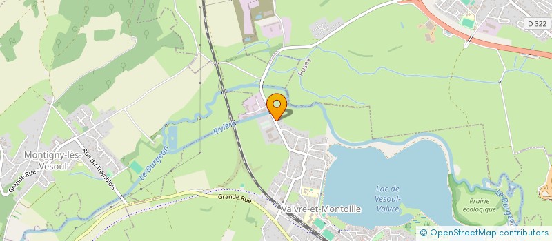 localisation de l'entreprise LA VAIVROISE à VAIVRE-ET-MONTOILLE
