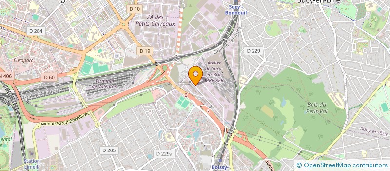 localisation de l'entreprise LA VAL DE MARNAISE DE DEMENAGEMENT à BOISSY-SAINT-LEGER