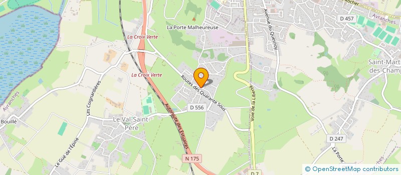 localisation de l'entreprise LA VAL N1  LE VAL-SAINT-PERE