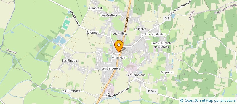 localisation de l'entreprise LA VAL SAONOISE à FEILLENS