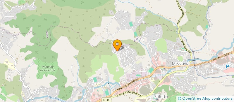 localisation de l'entreprise LA VALENTA à AJACCIO