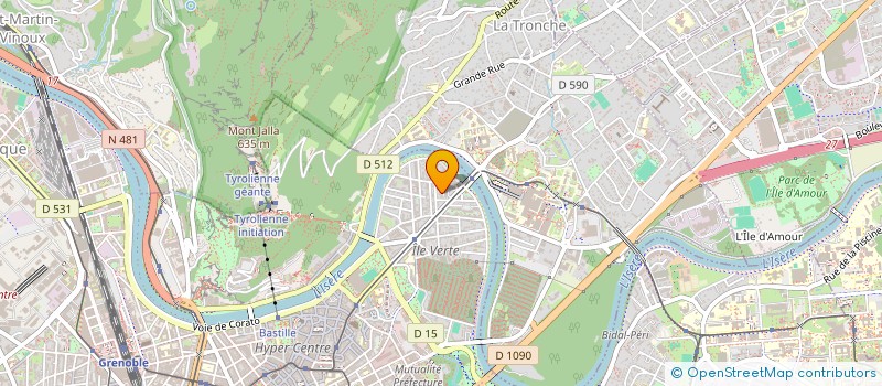 localisation de l'entreprise LA VALENTINE  GRENOBLE
