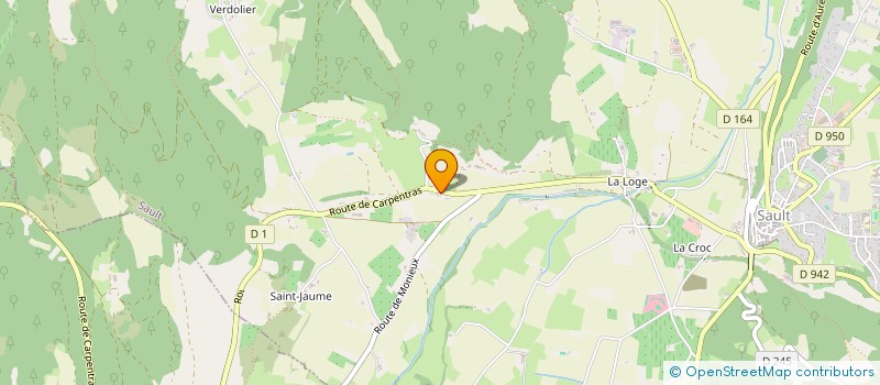 localisation de l'entreprise LA VALENTINE  SAULT