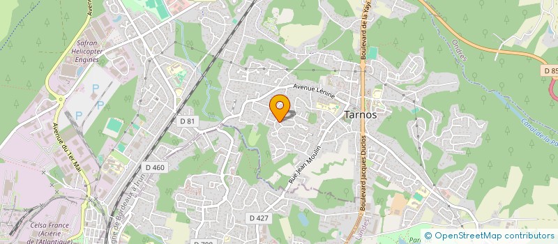 localisation de l'entreprise LA VALENTINIERE à TARNOS