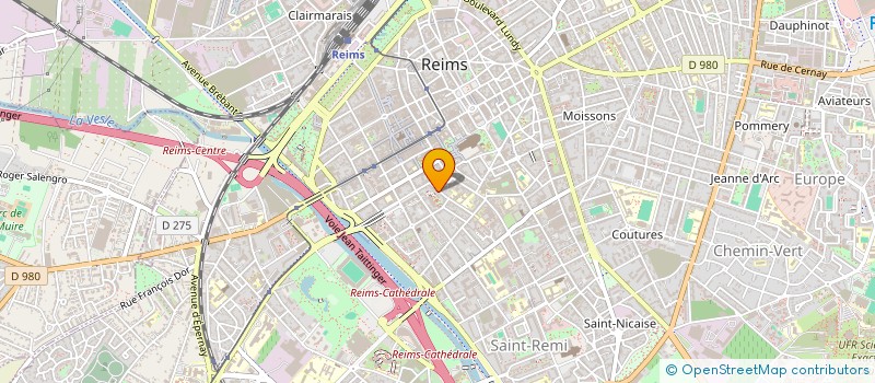 localisation de l'entreprise LA VALERIANE  REIMS