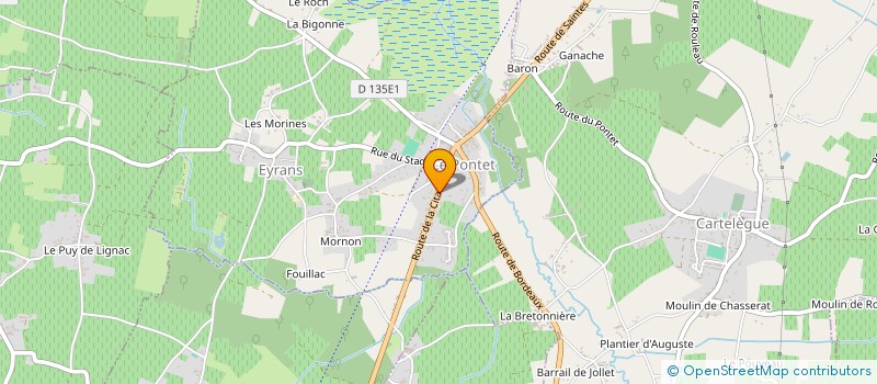 localisation de l'entreprise LA VALERIANE à BLAYE