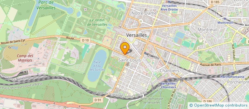 localisation de l'entreprise LA VALETTE à VERSAILLES