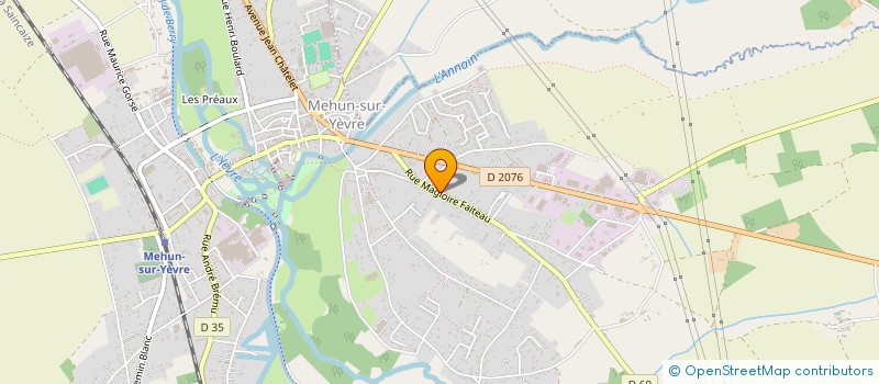 localisation de l'entreprise LA VALETTE  MEHUN-SUR-YEVRE