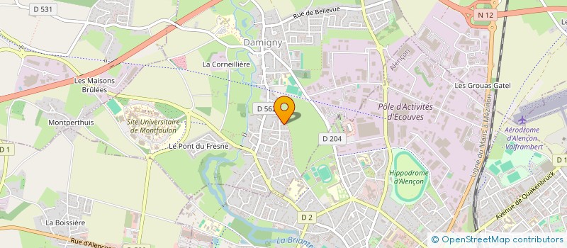 localisation de l'entreprise LA VALETTE à DAMIGNY