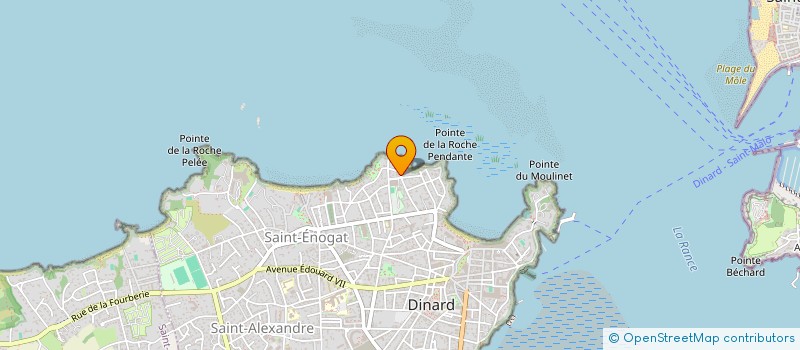 localisation de l'entreprise LA VALEY  DINARD