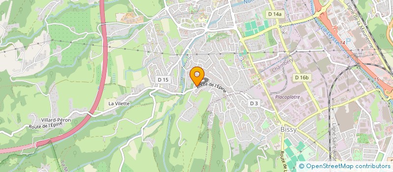 localisation de l'entreprise LA VALFENIERE  LA MOTTE-SERVOLEX