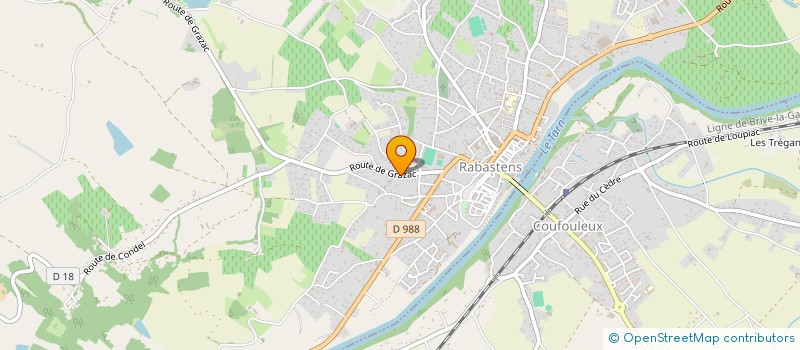 localisation de l'entreprise LA VALIERE à RABASTENS