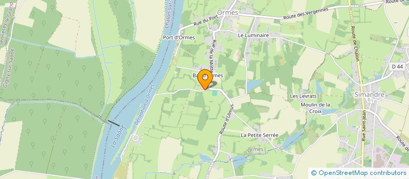 localisation de l'entreprise LA VALIERE  ORMES