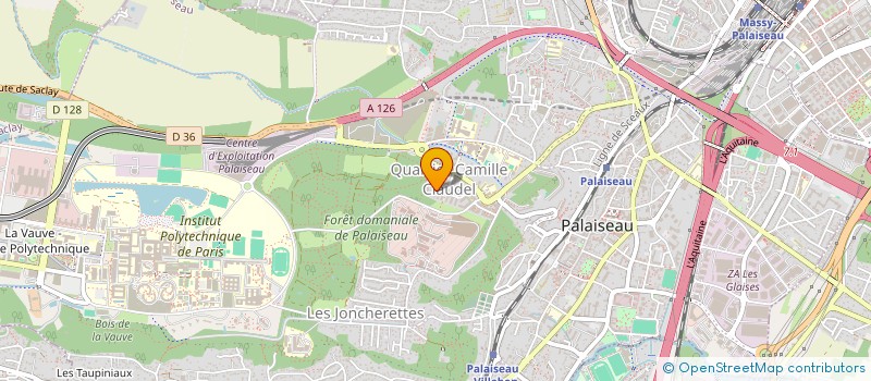 localisation de l'entreprise LA VALISE AVENTURE  PALAISEAU