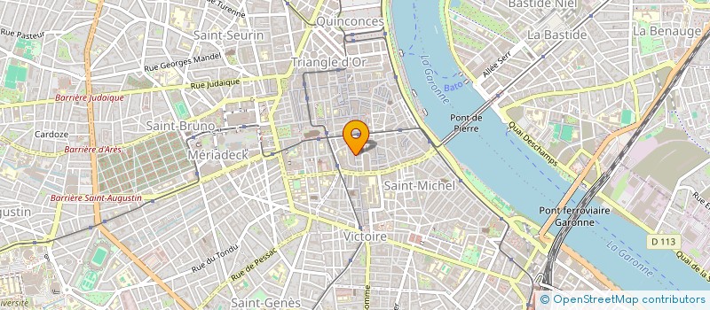 localisation de l'entreprise LA VALISE DANS LE MARIGOT  BORDEAUX