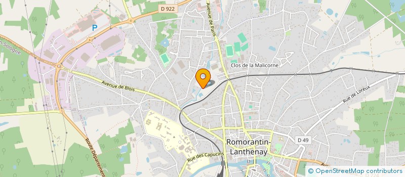 localisation de l'entreprise LA VALLE DE LA NASSE  ROMORANTIN-LANTHENAY