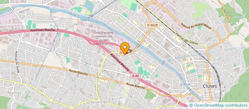 localisation de l'entreprise LA VALLE DU PERIGORD  SCIONZIER