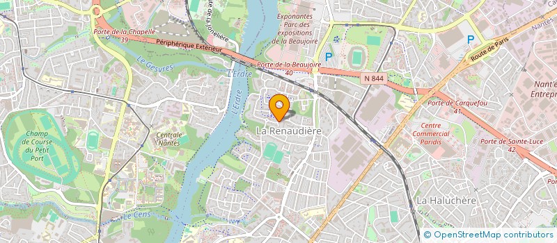 localisation de l'entreprise LA VALLEE  NANTES