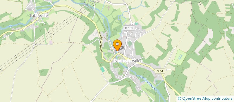 localisation de l'entreprise LA VALLEE  NESLES-LA-VALLEE