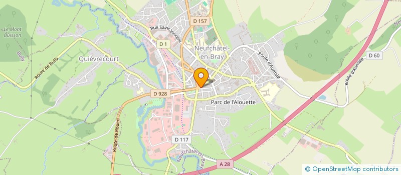 localisation de l'entreprise LA VALLEE  NEUFCHATEL-EN-BRAY