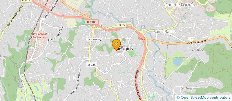 localisation de l'entreprise LA VALLEE à MOUGINS