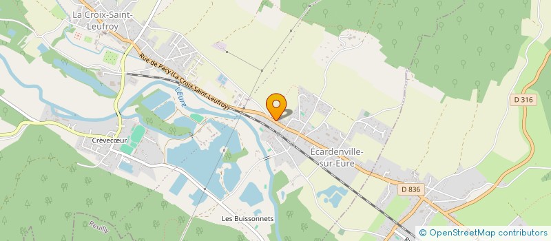 localisation de l'entreprise LA VALLEE  CLEF VALLEE D'EURE