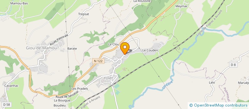 localisation de l'entreprise LA VALLEE à YOLET