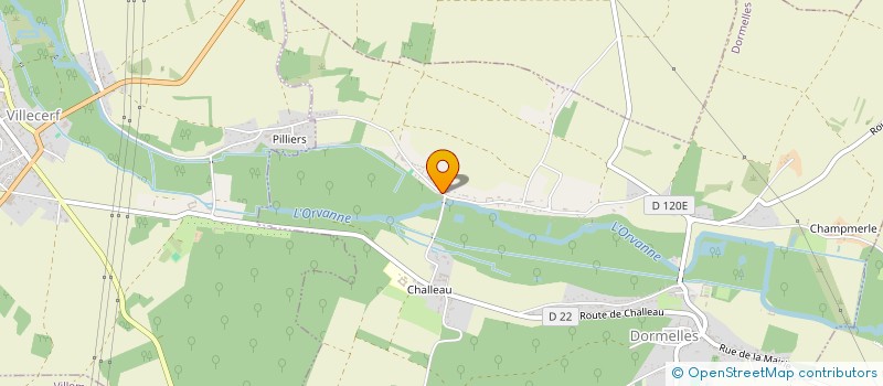 localisation de l'entreprise LA VALLEE  DORMELLES