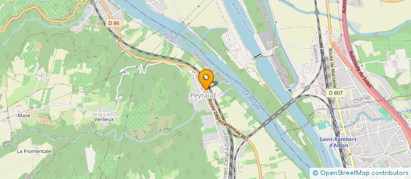 localisation de l'entreprise LA VALLEE  PEYRAUD