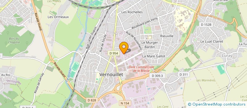 localisation de l'entreprise LA VALLEE ARTISANALE à VERNOUILLET