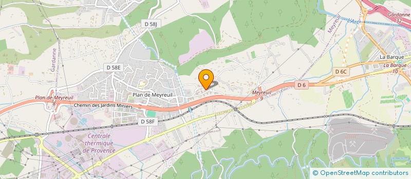 localisation de l'entreprise LA VALLEE BLANCHE  MEYREUIL